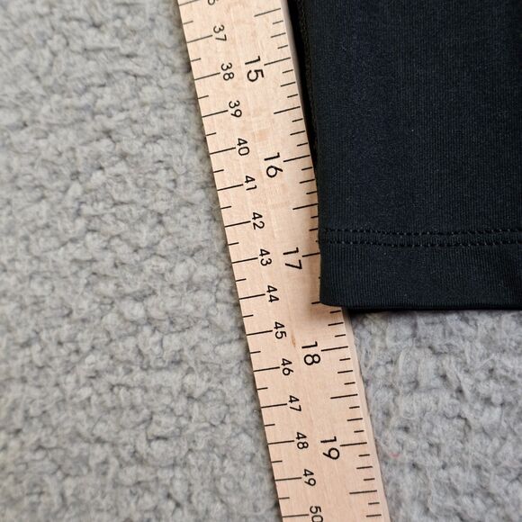 The North Face Womens Leggings M Black Capri Athletic Yoga Stretch Workout Logo - Picture 6 of 16